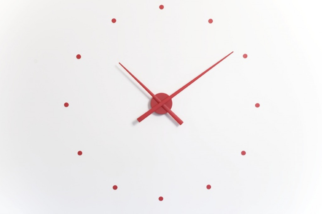 Часы Nomon OJ  RED, d=80см