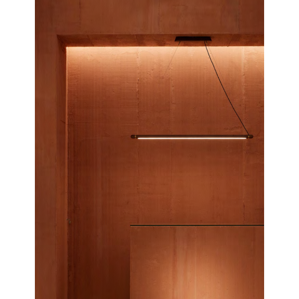 Светильник потолочный Nomon Home LINEA H, Gold/Walnut