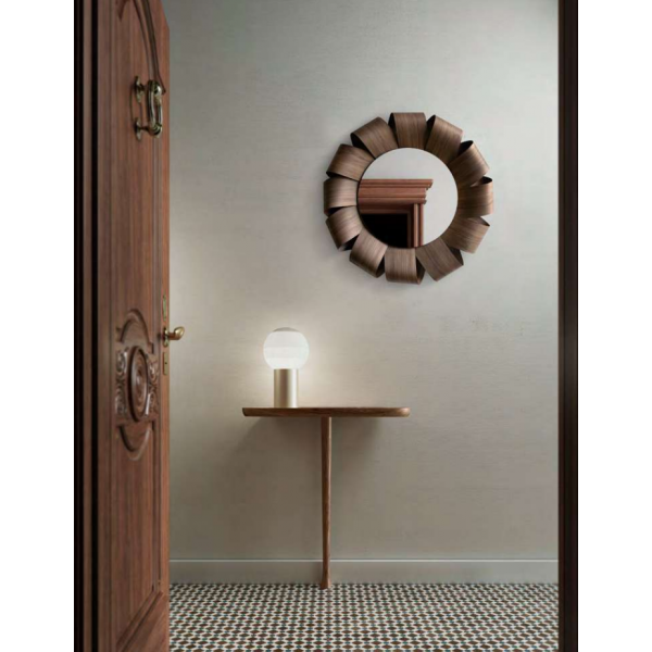 Настенное зеркало Nomon Home ESPEJO BRISA walnut, D40/75см