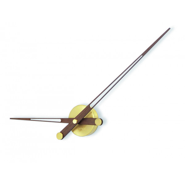 Часы Nomon  AXIOMA GOLD N, полированная латунь/орех, d=105см