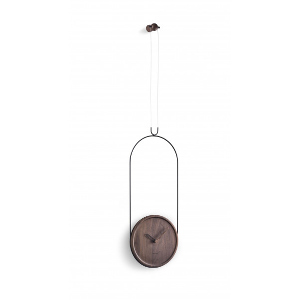 Часы Nomon COLGANTE walnut/black, D=30cm, L=79cm