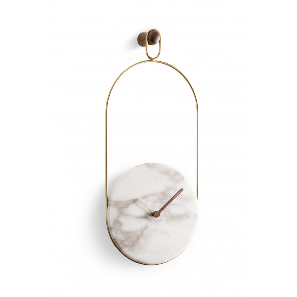 Часы Nomon ESLABON gold/calacatta, D=30cm, L=68cm