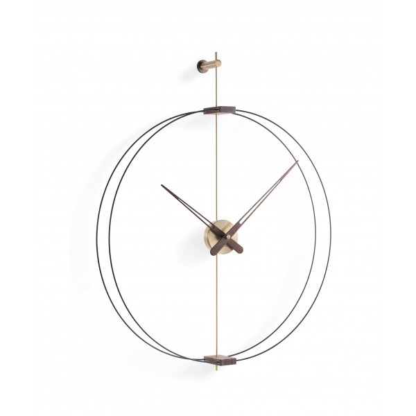 Часы Nomon  BARCELONA MINI gold/walnut d66, h76 cm