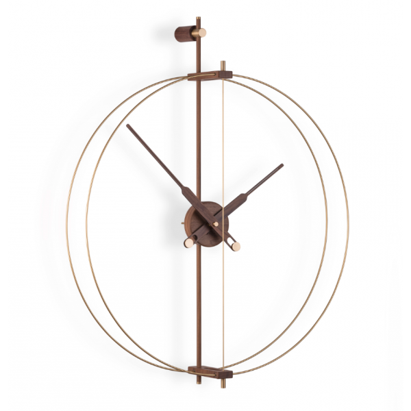 Часы Nomon  BARCELONA PREMIUM MINI gold/walnut d66, h81 cm