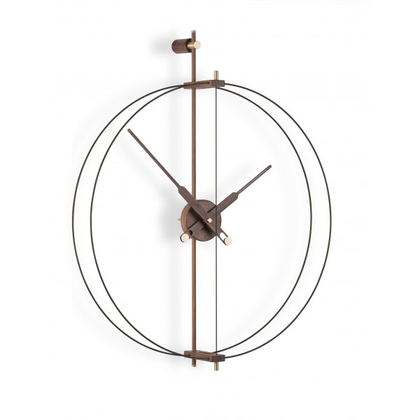 Часы Nomon BARCELONA PREMIUM MINI black/walnut d66, h81 cm
