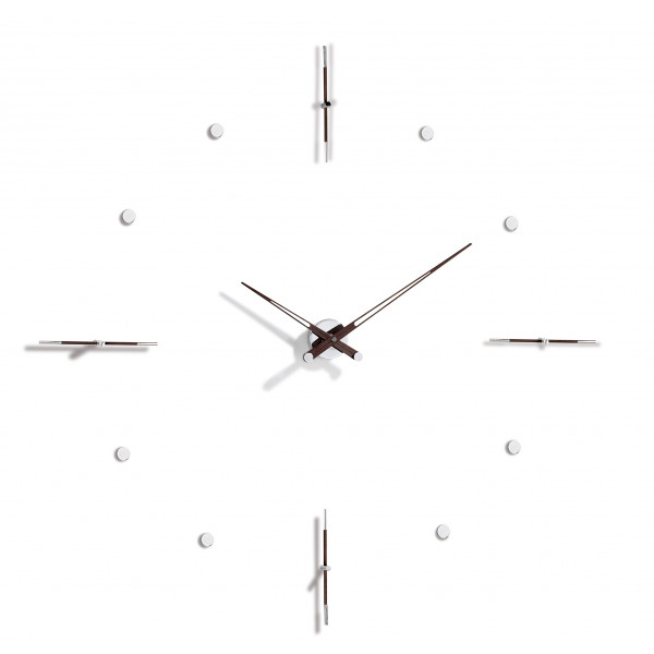 Часы Nomon  MIXTO N 125 WENGE/CHROME,  d=125см
