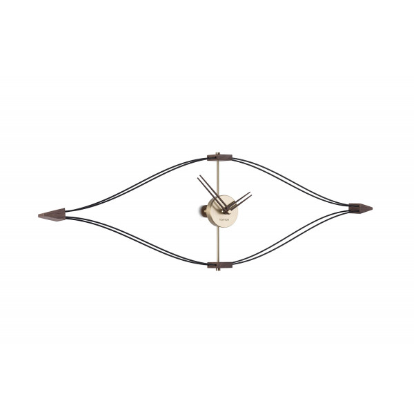 Часы Nomon Look mini, 104x33 cm, орех