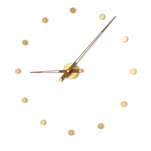 Часы Nomon Rodon 12 Gold N, walnut, d=70 см