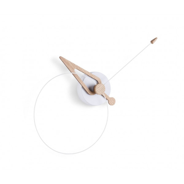 Часы Nomon Pico white/oak d40 cm