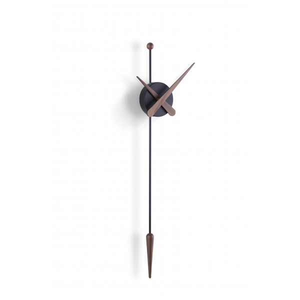 Часы Nomon Punta black/walnut d28, h63 cm