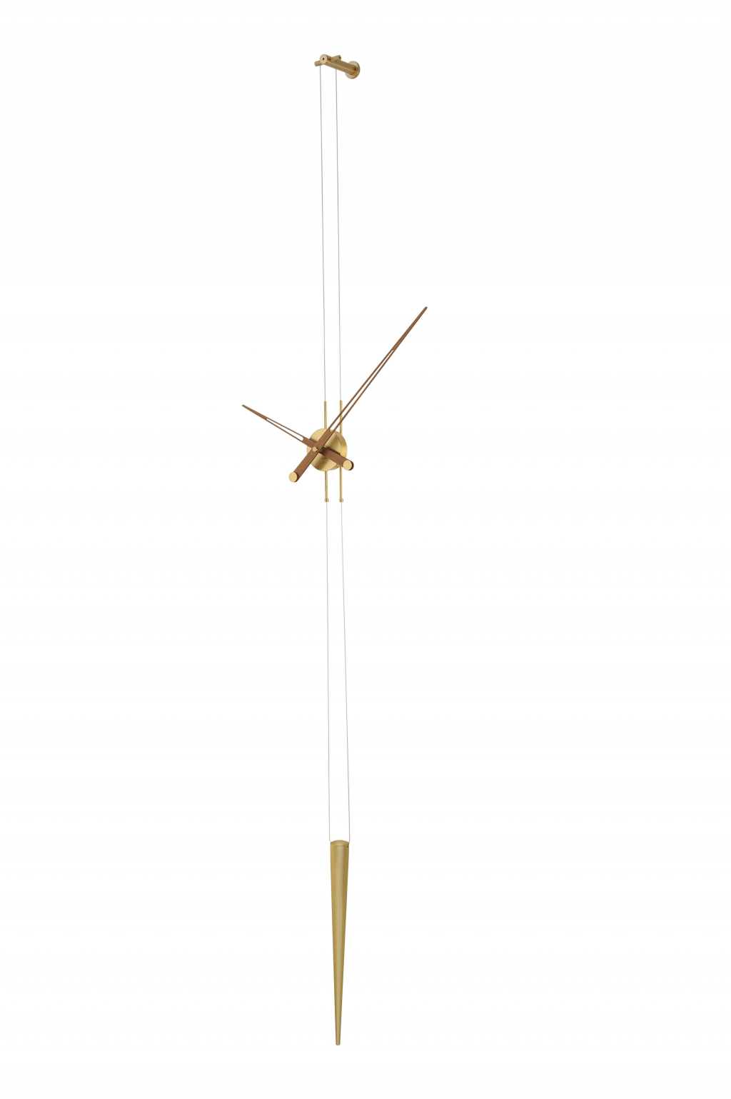 Часы Nomon PENDULO GOLD N WENGE, d=60 cm. Фото.