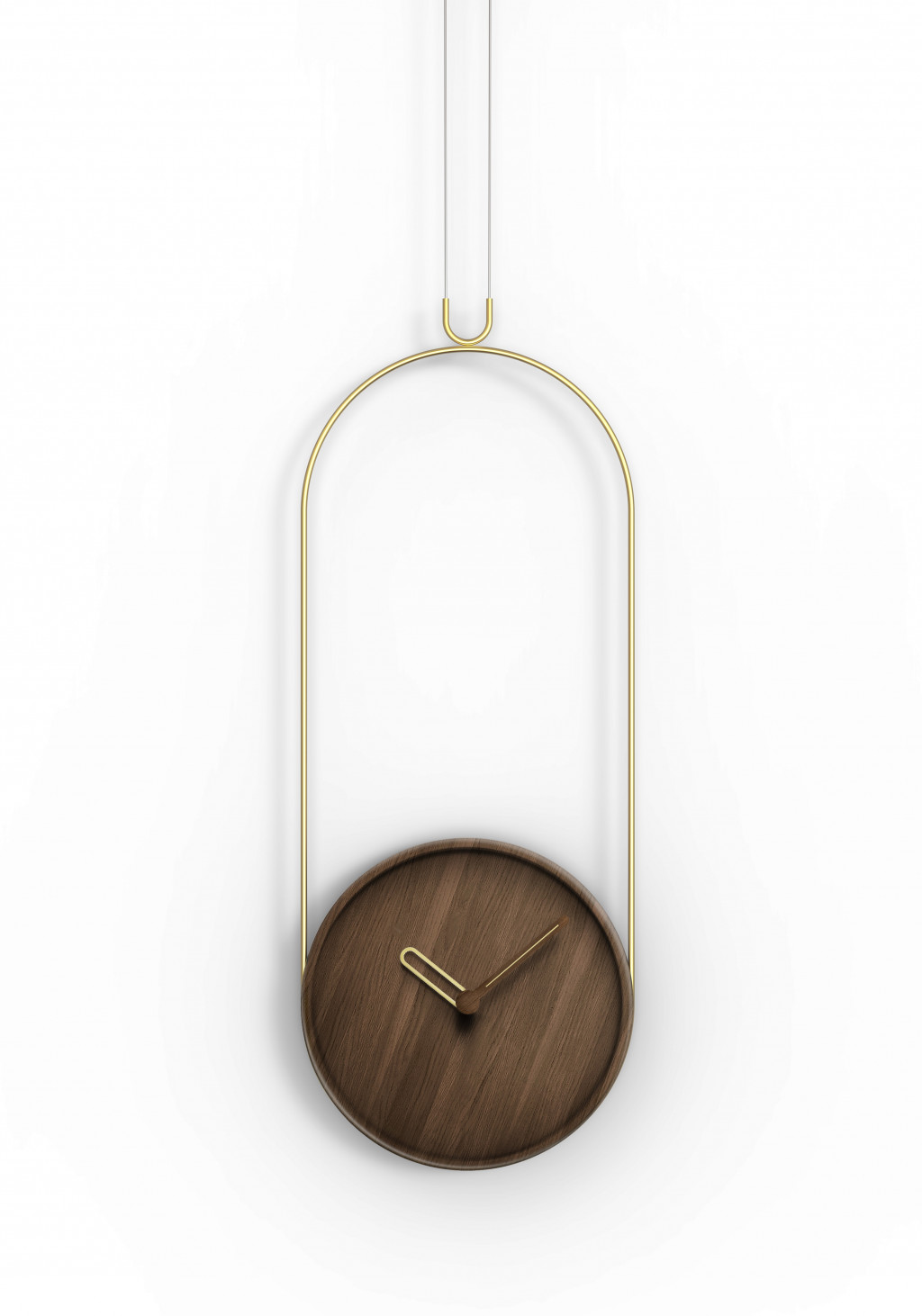 Часы Nomon COLGANTE walnut-gold